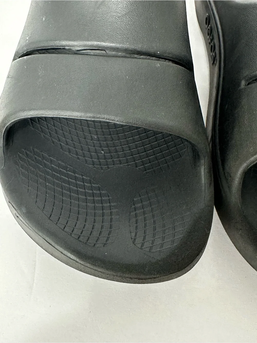 OOFOS OOAHH Sandal Slide Recovery Footware Unisex Black M10 W12 Comfort Sport